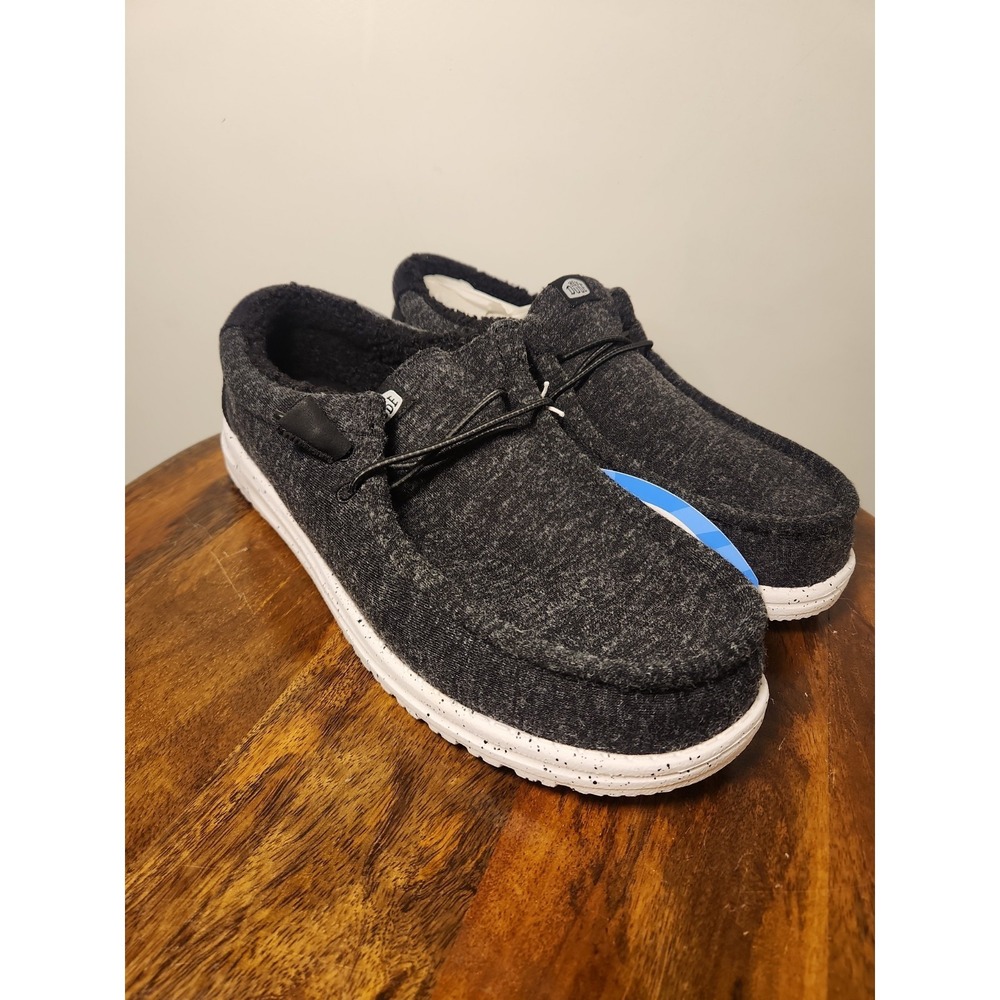 Hey Dude Wally Warmth Men's Size 13 Slip-On Shoes 41899-066 Color Black NEW